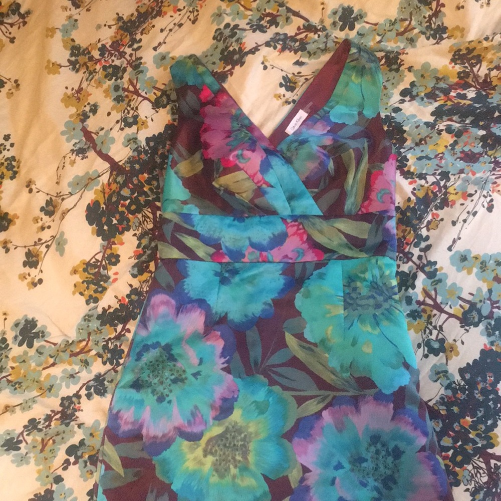 Calvin Klein floral dress